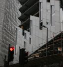 Scaffolding Collapses onto street in North London Scaffolding Collapses onto street in North London